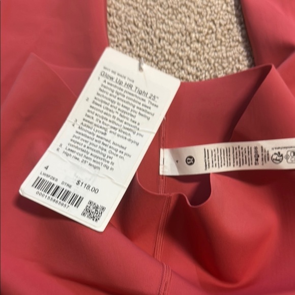 NWT Lululemon Size 4 Glow up HR Tights 25” - Picture 4 of 4